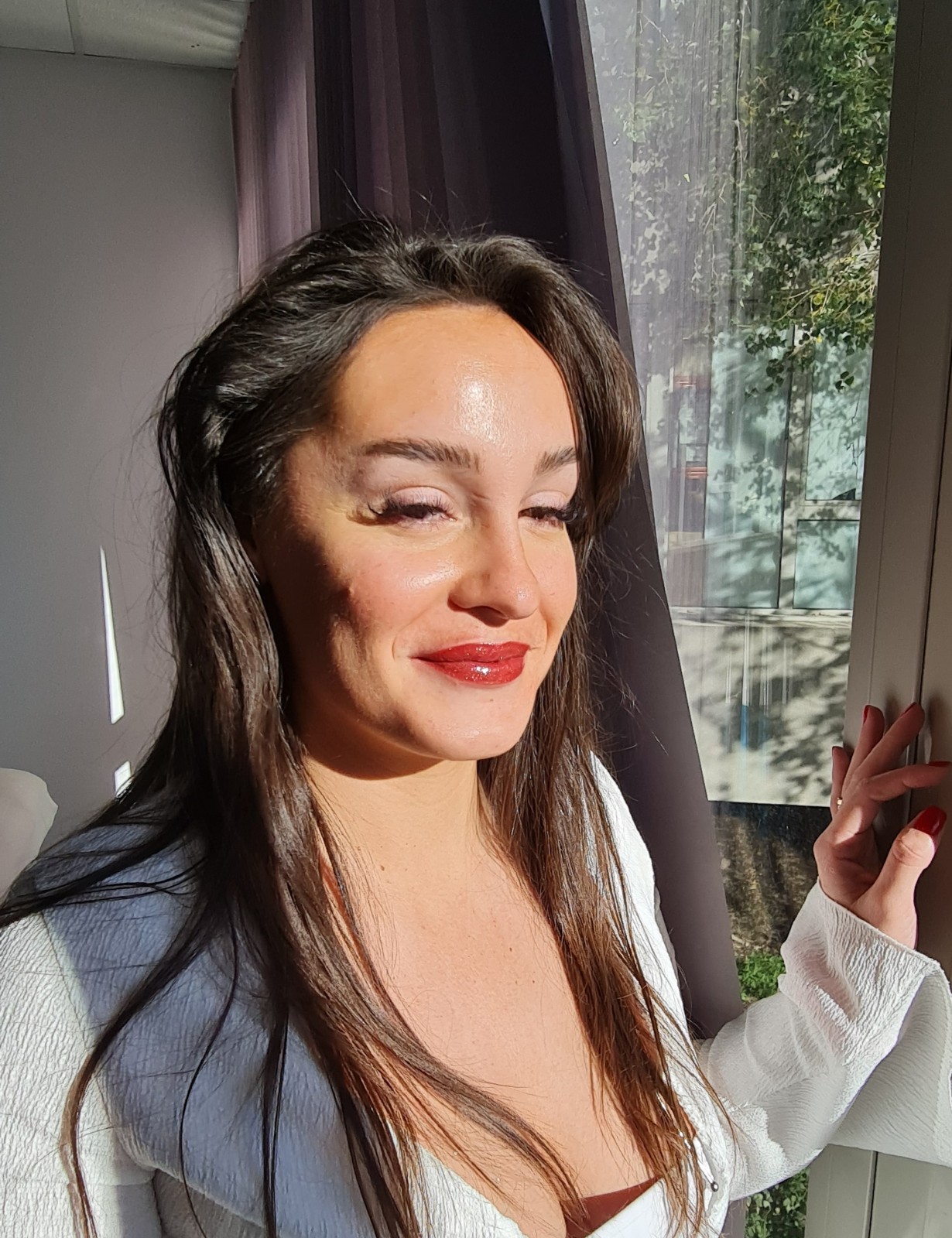 full lips dermopigmentation les lèvres juste après le maquillage permanet légérment gonflées nude lips par blacklinestudio la ciotat