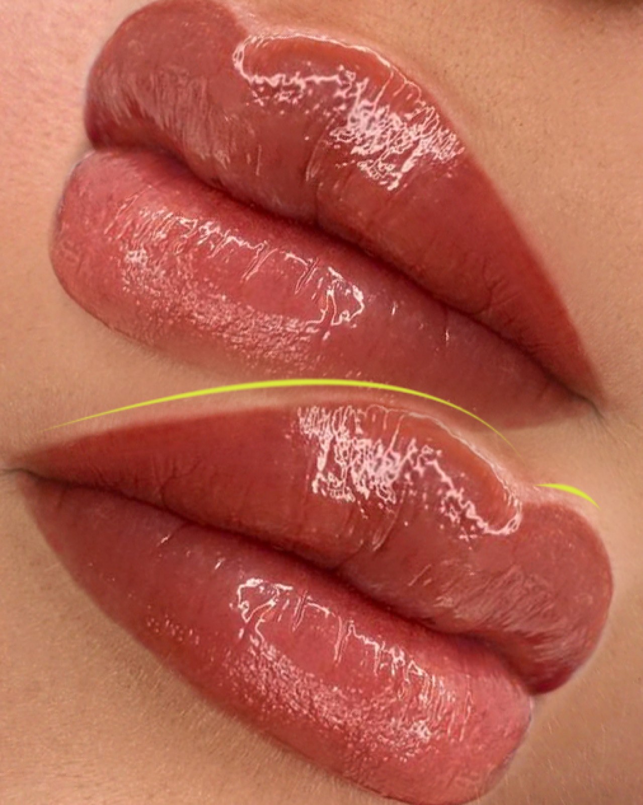 Nude lips dermopigmentation des lèvres couleur nude full lips blacklinestudio 