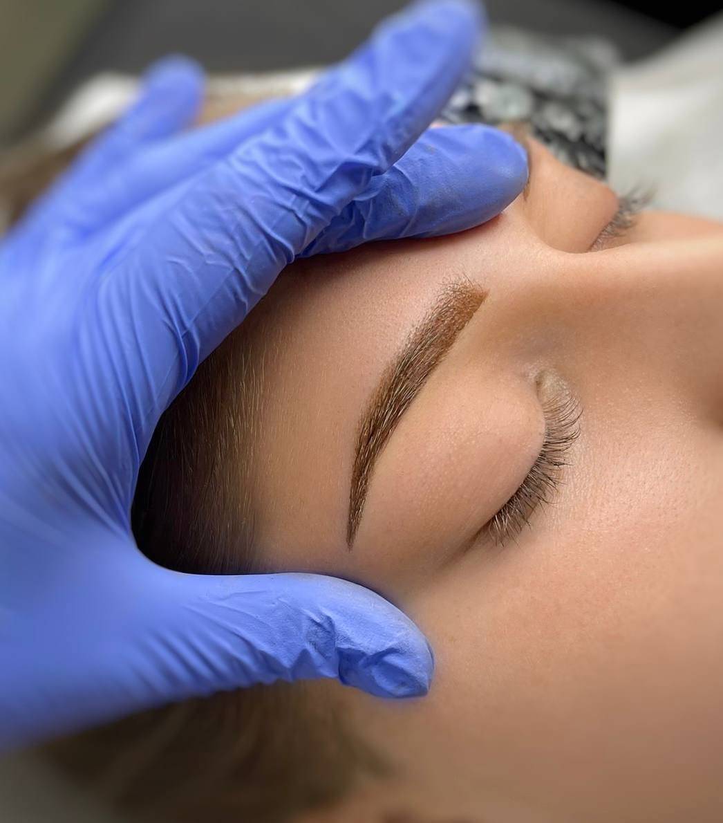 dermopigmentation des sourscil maquillage semi permanent sourcils ou powder brows photo les pigments AS Pigments