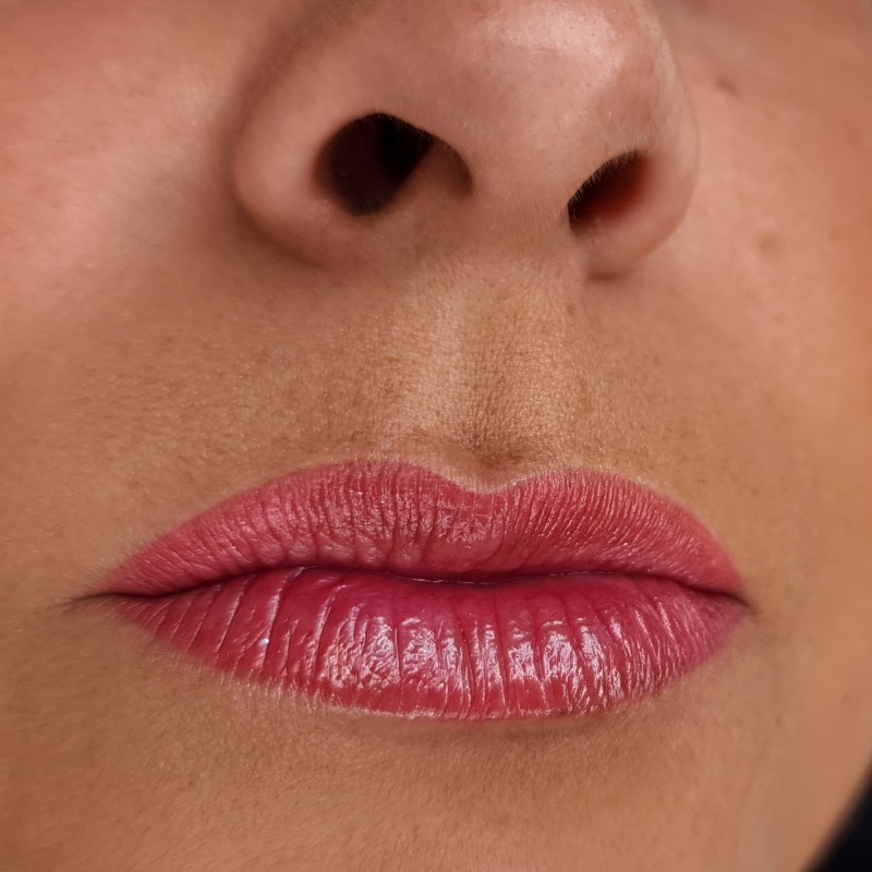 dermopigmentation des lèvres le résultat cicatrisé effet rouge à lèvres matte as pigments france
