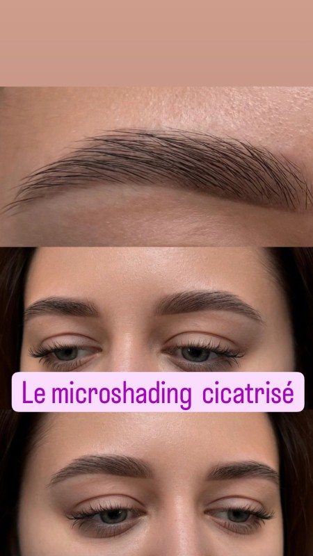 faire microshading des sourcils ou microblading de Marseille  à Toulon