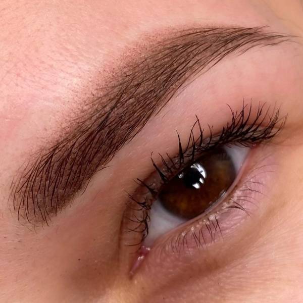 le shading en dégradé sans douleur le résultat juste après la seance à la cicatrisation ultra naturel